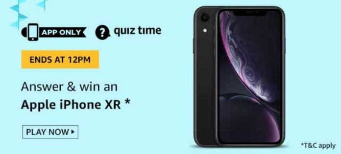 Amazon Daily Quiz Answers - Win iPhone XR Amazon Daily Quiz Answers - Win iPhone XR