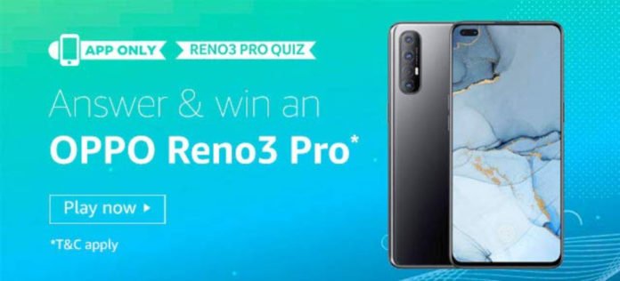 Oppo Reno3 Pro Quiz Answers - 4 Winners