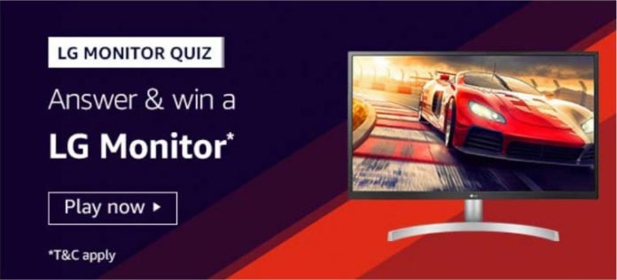 Amazon LG Monitor Quiz Answers - Win LG Monitor Amazon LG Monitor Quiz Answers - Win LG Monitor