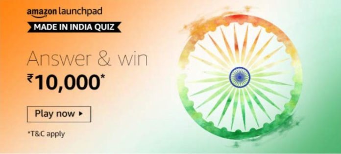 Amazon Made In India Quiz Answers - Win Rs.10,000 Amazon Made In India Quiz Answers - Win Rs.10,000