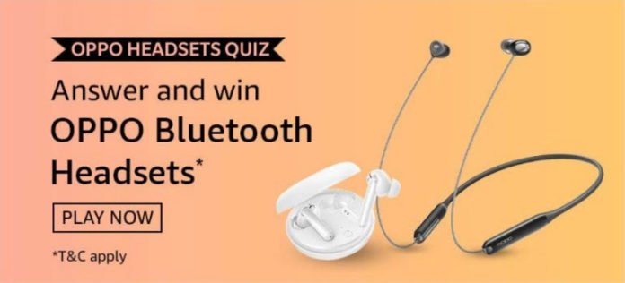 Amazon OPPO Headsets Quiz Answers - Win Bluetooth Headsets