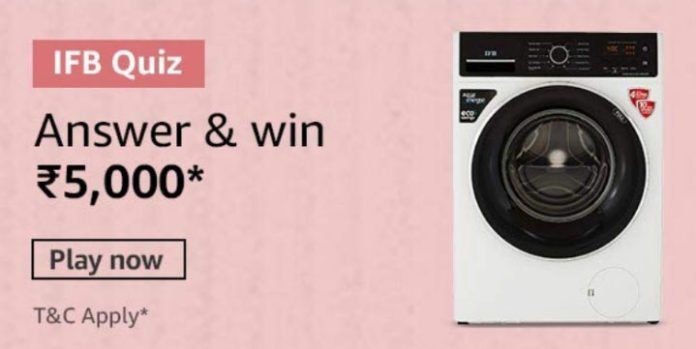 Amazon IFB Quiz Answers - Win Rs.5,000 Amazon IFB Quiz Answers - Win Rs.5,000