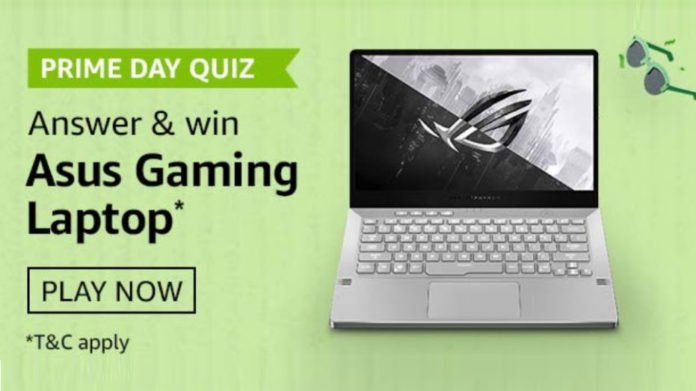 Amazon Prime Day Quiz Answers - Win Asus Gaming Laptop Amazon Prime Day Quiz Answers - Win Asus Gaming Laptop