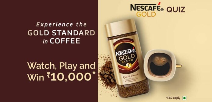 Amazon Nescafe Gold Quiz Answers - Rs.10,000 Reward Amazon Nescafe Gold Quiz Answers - Rs.10,000 Reward