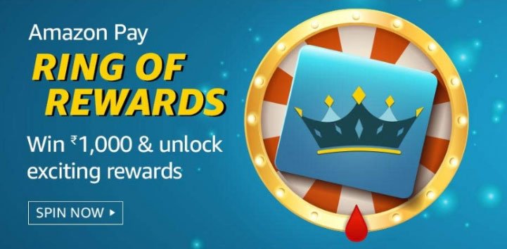 Amazon Pay Ring Of Rewards - Unlock Up To Rs.1,000