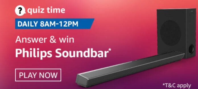 Amazon Quiz Answers – Win Philips Soundbar Amazon Quiz Answers – Win Philips Soundbar