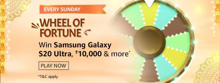 Wheel Of Fortune Win Galaxy S20 Ultra | Amazon Spin And Win