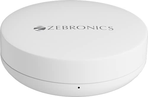 Zebronics Zeb-IR Blaster Smart WiFi Universal Remote with Built in Zebronics Zeb-IR Blaster Smart WiFi Universal Remote with Built in Alexa, for TV/AC/Speaker/DTH (White)