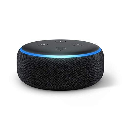 Echo Dot (3rd Gen, Black) + Wipro 9W LED Smart Echo Dot (3rd Gen, Black) + Wipro 9W LED Smart Color Bulb combo - Works with Alexa - Smart Home starter kit