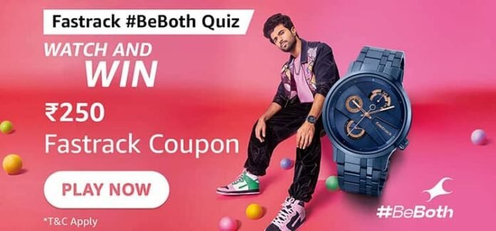 Amazon Fastrack BeBoth Quiz Answers What’s the overall message/ hashtag Amazon Fastrack BeBoth Quiz Answers What’s the overall message/ hashtag of the campaign?