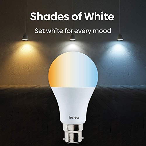 1697182361 36 Helea 12W Wi Fi Smart Bulb B22 Colour White Ambiance