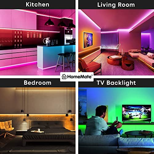 1697268800 139 HomeMate Wi Fi Multicolour Smart LED Strip Kit 5 Meters