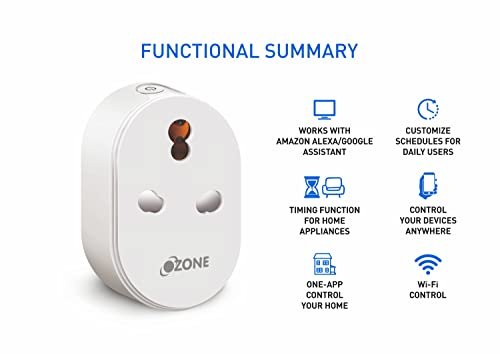 1697701204 839 Ozone 16A Wifi Smart Plug with Energy Monitoring Control