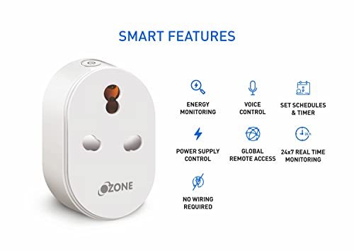 1697701204 906 Ozone 16A Wifi Smart Plug with Energy Monitoring Control