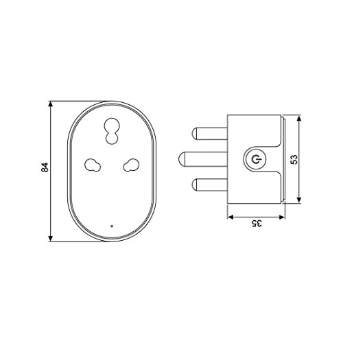 1697701206 727 Ozone 16A Wifi Smart Plug with Energy Monitoring Control