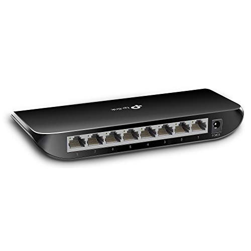 TP-Link TL-SG1008D 8-Port Desktop Switch (Black) TP-Link TL-SG1008D 8-Port Desktop Switch (Black)