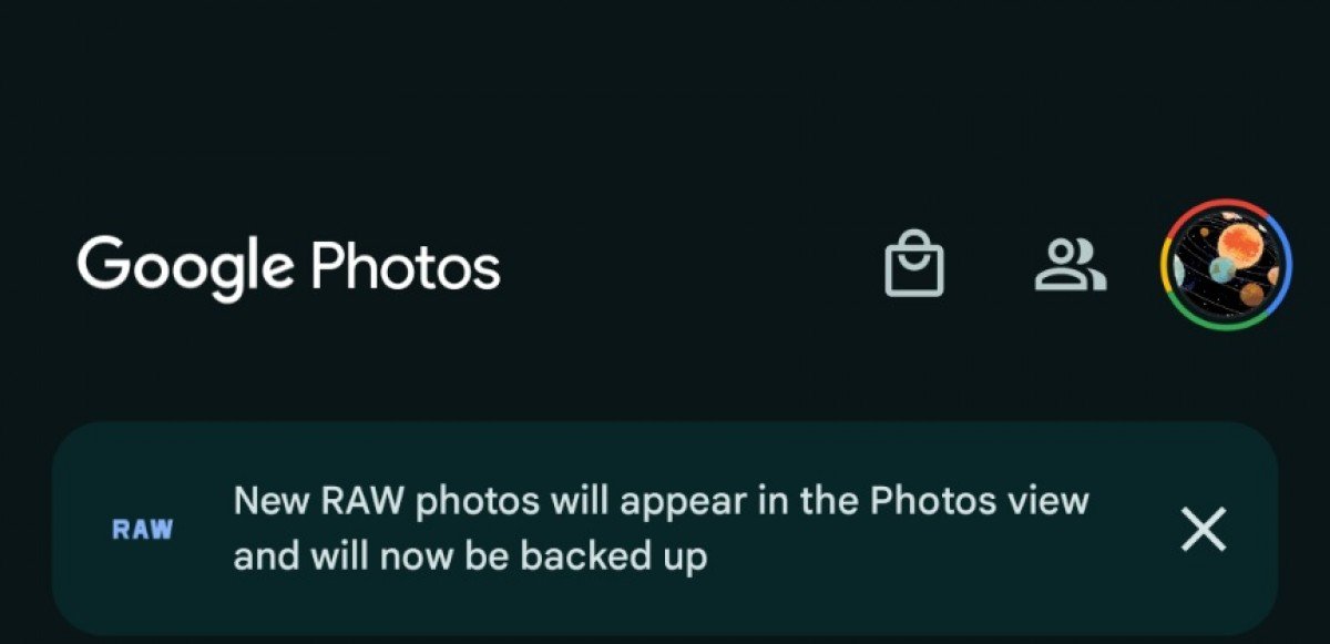 Google Photos for Android now backs up all RAW images