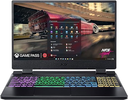 Acer Nitro 5 12th Gen Intel Core i5 Gaming Laptop with 39.62 cm (15.6") FHD IPS Display (Windows 11 Home/16 GB RAM/512 GB SSD/RTX 3050 Graphics/144 Hz/RGB Backlit), AN515-58, 2.5 KG