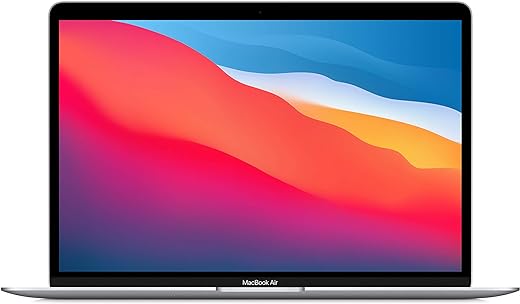 Apple MacBook Air Laptop M1 chip, 13.3-inch/33.74 cm Retina Display, 8GB RAM, 256GB SSD Storage, Backlit Keyboard, FaceTime HD Camera, Touch ID. Works with iPhone/iPad; Silver