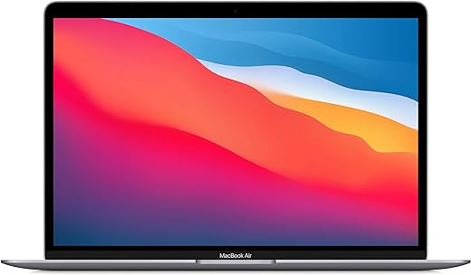 Apple MacBook Air Laptop M1 chip, 13.3-inch/33.74 cm Retina Display, 8GB RAM, 256GB SSD Storage, Backlit Keyboard, FaceTime HD Camera, Touch ID. Works with iPhone/iPad; Space Grey