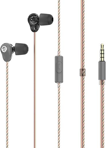 ENDEFO in-Ear 3.5mm Wired Stereo Music Earphone with in-Built MIC, Stereo BASS Boosted HD Calling Audio, Transparent Cable, Compatible with Android, iOS Devices (Transparent)(EEP11M)