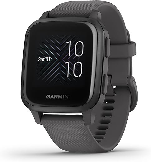 Garmin Venu Sq, GPS smartwatch with Bright Touchscreen Display, Up to 6 Days of Battery Life