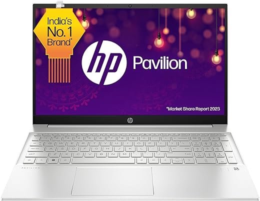 HP Pavilion 15 12Th Gen Intel Core I5 8Gb Sdram/512Gb Ssd 15.6 Inches Fhd,IPS,Micro-Edge Display/Intel Iris Xe Graphics/B&O/Windows 11 Home/Ms Office 2021/Fast Charge/1.75Kg, 15-Eg2009Tu, Silver