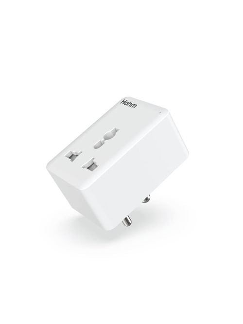 Polycab Hohm Lanre 16A Smart Plug with energy metering - Suitable for High Power Appliances