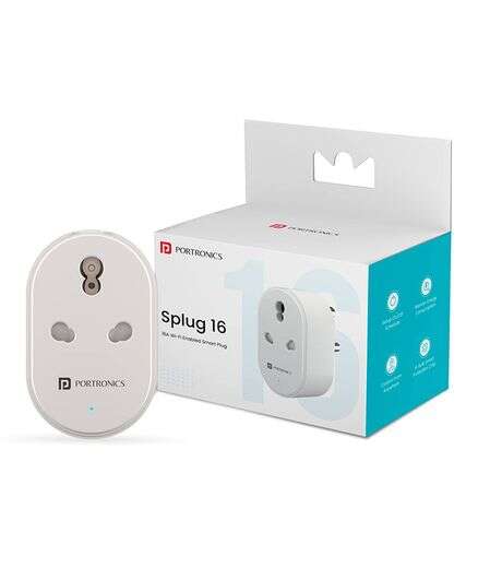 Portronics Splug 16 Wi-Fi A Smart Plug - White