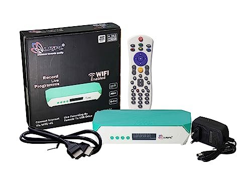 LRIPL Digital HD-MPEG4 Free to Air Set Top Box with 4G Wi-Fi Enabled (No Need of WiFi Dongle)