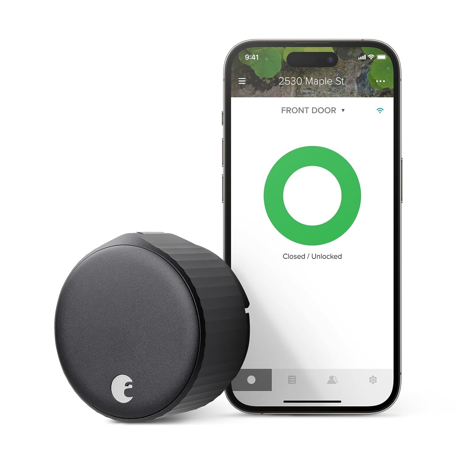 August Home 4th Gen Alexa, Google Assistant, Home Kit, Smart Things and Airbnb Wi-Fi Lock Compatible Upgrade Your Deadbolt