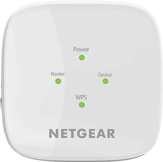Netgear WiFi Range Extender EX6110 - Extend your Internet Wi-Fi up to 1200 sq ft & 20 Devices with AC1200 Dual Band Wireless Signal Repeater & Booster|Compact Wall Plug Design|Easy Set-Up