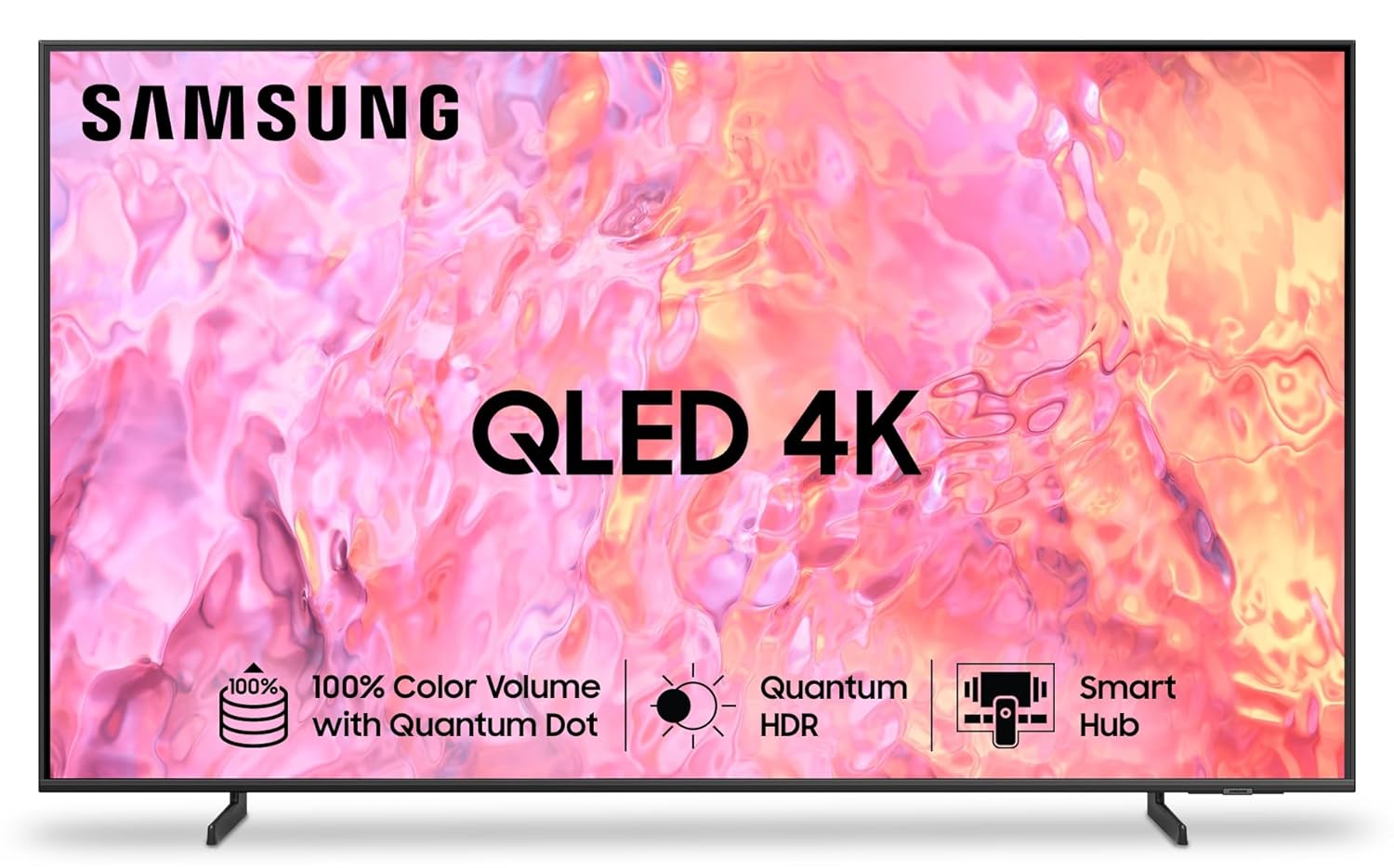 Samsung 138 cm (55 inches) 4K Ultra HD Smart QLED TV QA55QE1CAKLXL (Titan Gray)