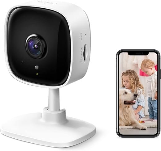 TP-Link Tapo 3MP (2304 × 1296) Ultra-High-Definition Video Smart Wi-Fi Security Camera | Alexa Enabled | 2-Way Audio| Night Vision| Motion Detection | Indoor CCTV (Tapo C110)