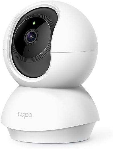 TP-Link Tapo C210 360° 3MP Full HD 2304 X 1296P Video Pan/Tilt Smart Wi-Fi Security Camera | Alexa Enabled | 2-Way Audio| Night Vision| Motion Detection | Indoor CCTV White