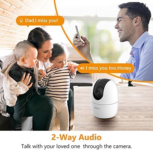 Imou 360° 1080P Full HD Security Camera, Human Detection, Motion Tracking, 2-Way Audio, Night Vision, Dome Camera with WiFi & Ethernet Connection, Alexa Google Assistant, Up to 256GB SD Card Support 4 1701851299 137 Imou 360° 1080P Full HD Security Camera Human Detection Motion