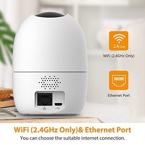 Imou 360° 1080P Full HD Security Camera, Human Detection, Motion Tracking, 2-Way Audio, Night Vision, Dome Camera with WiFi & Ethernet Connection, Alexa Google Assistant, Up to 256GB SD Card Support 7 1701851300 909 Imou 360° 1080P Full HD Security Camera Human Detection Motion