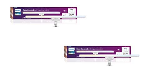 PHILIPS Smart Wi-Fi LED T-Beamer 20-Watt 2-Feet (Pack of 2) PHILIPS Smart Wi-Fi LED T-Beamer 20-Watt 2-Feet (Pack of 2) (Shades of White + Tunable + Dimmable + Pre-Set Modes) (Compatible with Amazon Alexa and Google Assistant)