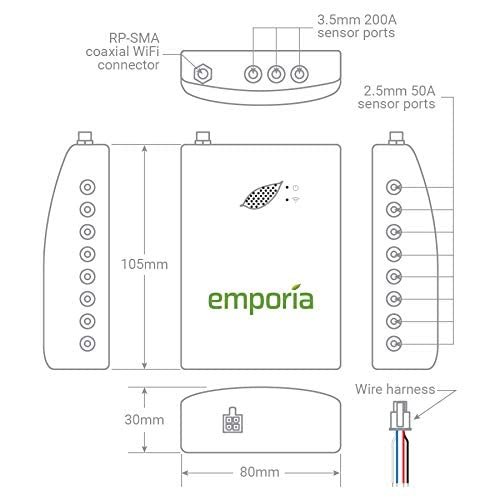 1702975374 639 EMPORIA ENERGY Smart Home Energy Monitor with 16 50A Circuit