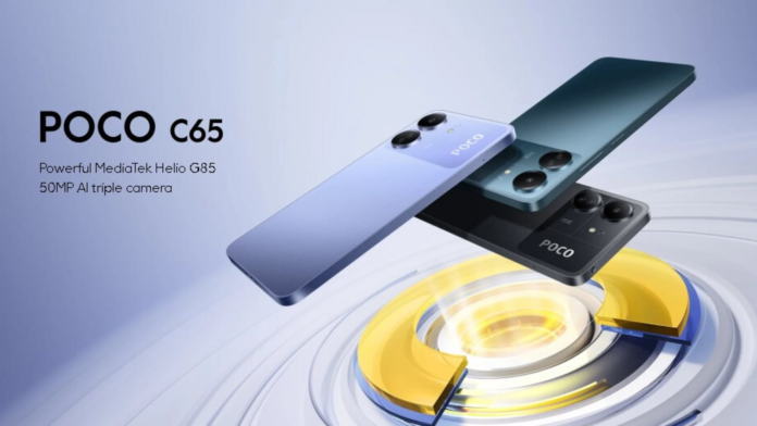 POCO C65 smartphone launched on Flipkart; compelling prices backed by performance and style