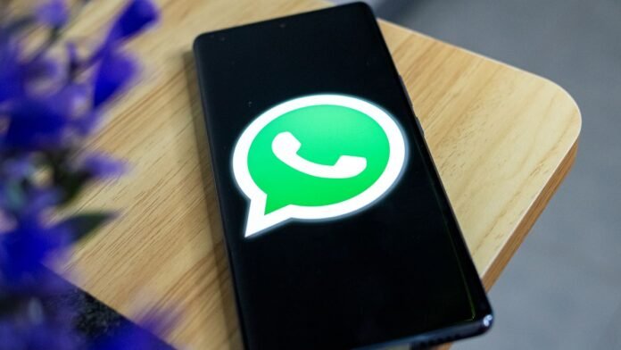 WhatsApp is introducing voice messages that disappear on their own WhatsApp logo on a phone screen