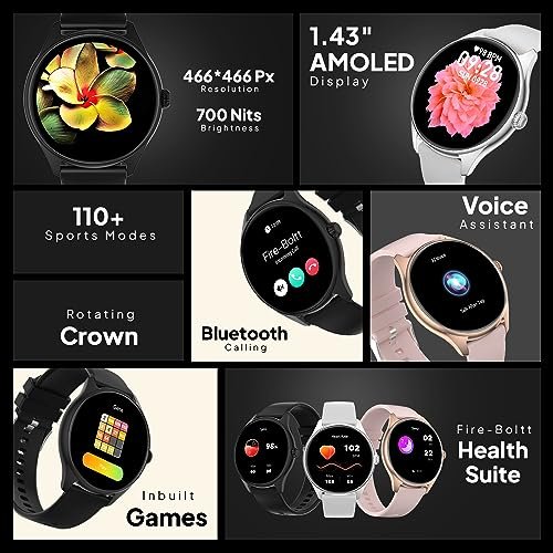 1705482709 672 Fire Boltt Phoenix AMOLED 143 Display Smart Watch with 700 NITS