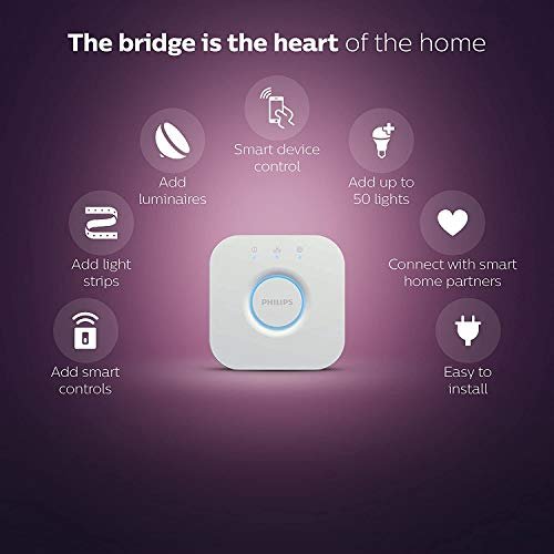 1705828537 331 PHILIPS Hue Bridge Hue LED Smart Lights Compatible with Amazon