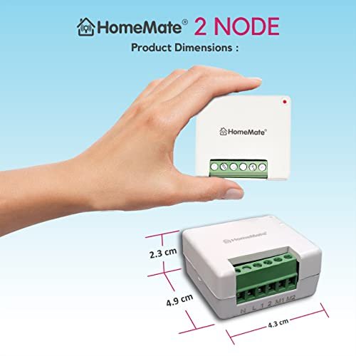 1705915044 43 HomeMate® WiFi 2 Node Smart Switch No Hub Required