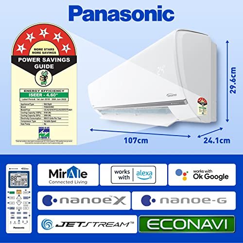 1706260910 441 Panasonic 15 Ton 5 Star Wi Fi Twin Cool Inverter Split Air