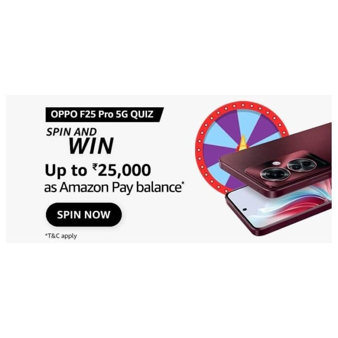 Amazon Quiz: Flaunt Ultra Clarity in every moment with Stunning Selfie Camera with OPPO F25Pro 5G _____ Front camera.