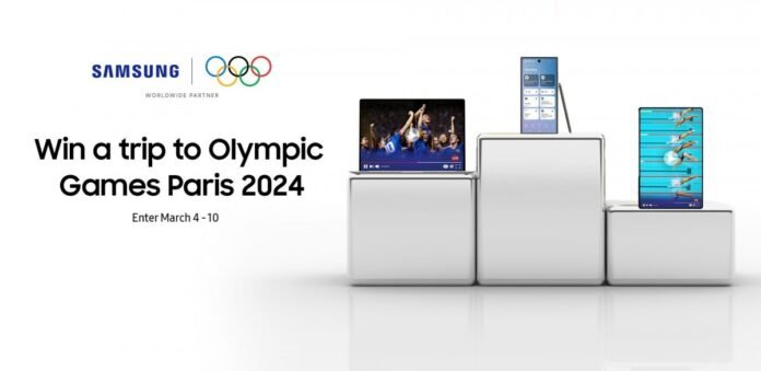 Deal: Spend $100 at Samsung.com for a chance to attend Samsung is sending 10 people to Paris for the Olympics, if they spend at least $100