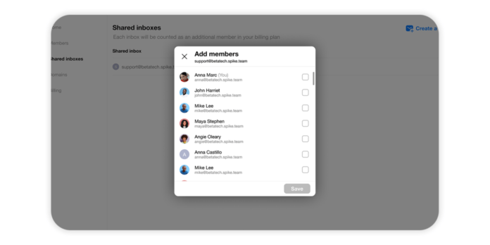 Spike for Teams adds shared inbox support for streamlined team Spike Shared inbox