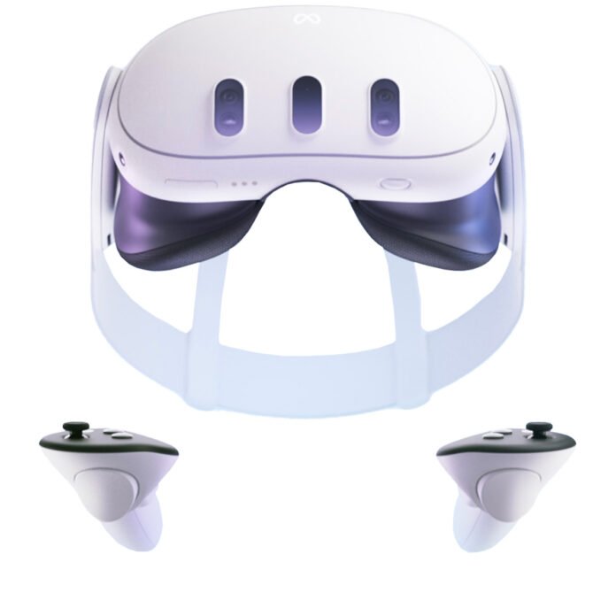 This new Meta Quest 3 Lite leak looks wild Meta Quest 3 headset and controller render on a white background