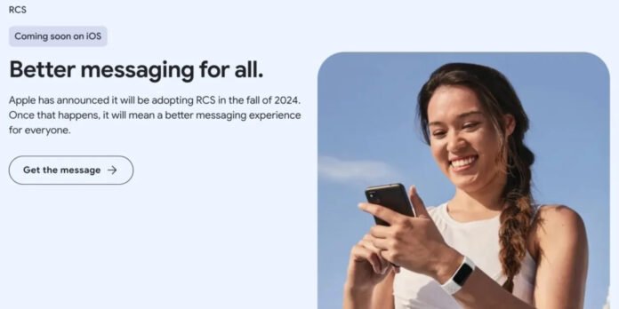 Google may have accidentally revealed when Apple will add RCS RCS messaging promo materials.